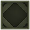 vidaXL Pflanzk&uuml;bel Olive Gr&uuml;n 30 x 30 x 30 cm Stahl