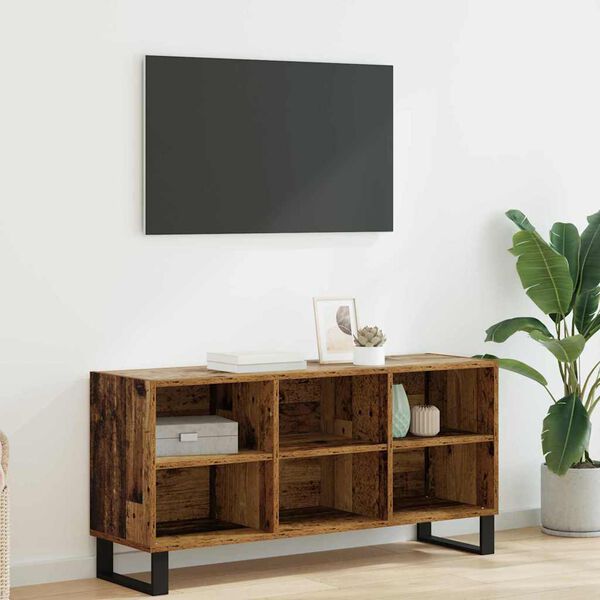 vidaXL TV-Schr&auml;nk Altholz 103,5 x 30 x 50 cm Holzwerkstoff