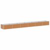 vidaXL Hochbeet Hellbraun 600 x 80 x 45 cm Verzinkter Stahl