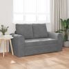 vidaXL Schlafsofa 60cm Dunkelgrau Samt