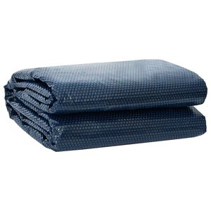 vidaXL Poolabdeckung Extra Schwer Schwarz und Blau 300 cm PE