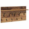 vidaXL Wandmontierter nachttisch Altholz 80 x 40 x 12 cm Holzwerkstoff