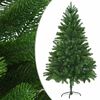 vidaXL Künstlicher Weihnachtsbaum Beleuchtung & Kugeln 210 cm Grün