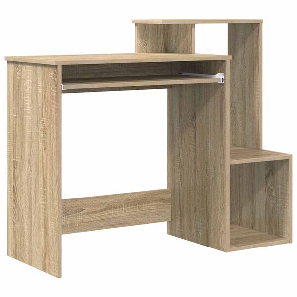 vidaXL Schreibtisch Sonoma-Eiche 106 x 41 x 88.5 cm Holzwerkstoff