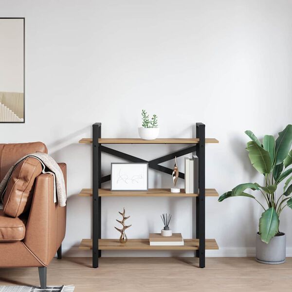 vidaXL Bücherregal Artisan-Eiche 100 x 33,5 x 102 cm Holzwerkstoff