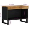 vidaXL TV-Schrank 60x33x43,5 cm Massivholz Mango