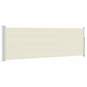 vidaXL Ausziehbare Seitenmarkise 100x300 cm Creme