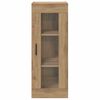 vidaXL Wandschrank Artisan-Eiche 34,5 x 34 x 90 cm