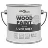 vidaXL Holzfarbe Grau 2,5 L Wanddruck