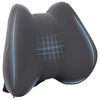vidaXL R&uuml;ckenkissen Grau Viscoschaum 40 x 32 x 14 cm