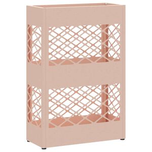 vidaXL Sonnenschirmhalter Rosa 28 x 12 x 41 cm Stahl
