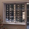 vidaXL LED Sternenvorhang Lichterkette 200 LED Warmweiß 8 Funktionen