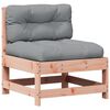 vidaXL 7-tlg. Garten-Lounge-Set mit Kissen Massivholz Douglasie