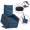 vidaXL Massagesessel mit Aufstehhilfe Blau Stoff