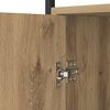 vidaXL Sideboard Artisan-Eiche 100 x 35 x 80 cm Holzwerkstoff