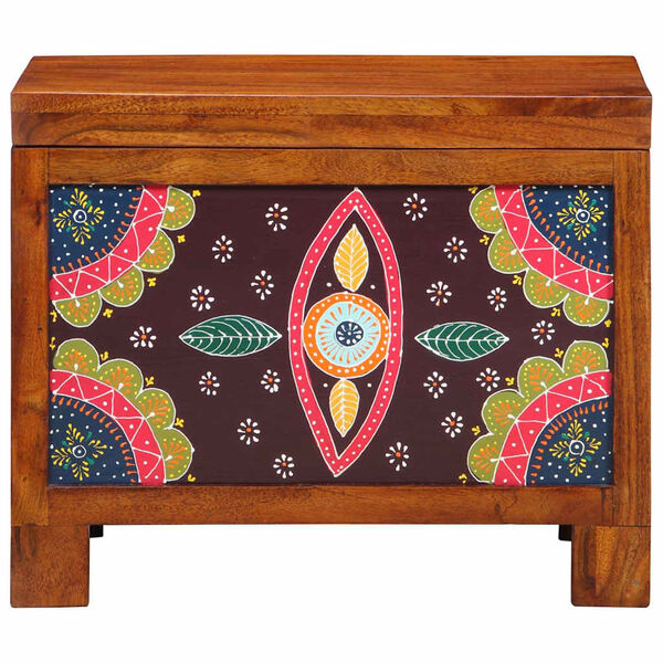 vidaXL Aufbewahrungsbox Mehrfarbig 50 x 30 x 40 cm Massivholz Akazie