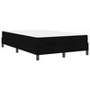 vidaXL Boxspringbett mit Matratze Schwarz 120 x 190 cm Stoff