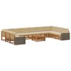 vidaXL Sofagarnituren mit Kissen 11 pcs Massivholz Akazie