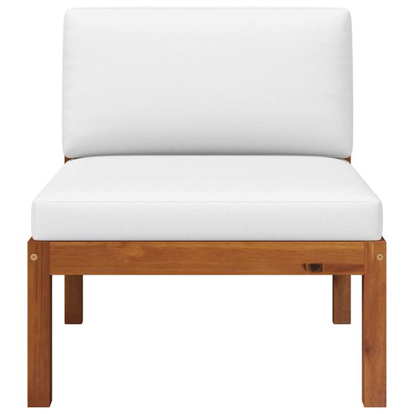 vidaXL 2-teiliges Garten-Lounge-Set mit Kissen Holz Akazie & Seil