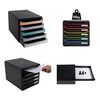 Exacompta Big-Box Plus Schubladenbox Black Office mit 5 Laden Schwarz