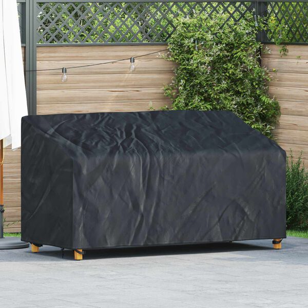 vidaXL Abdeckung für Gartenbank 205 x 85 x 65 / 94 cm 420D Oxford Stoff