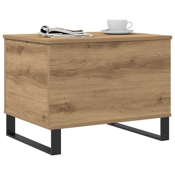 vidaXL Couchtisch Artisan-Eiche 60x44,5x45 cm Holzwerkstoff