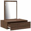 vidaXL Schminktisch mit Schubladen Braun 60 x 40 x 70 cm Holzwerkstoff