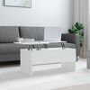 vidaXL Couchtisch Weiß 102x50,5x46,5 cm Holzwerkstoff