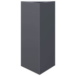 vidaXL Pflanzk&uuml;bel Anthrazit Dreieckig 40x34,5x75 cm Stahl