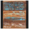 vidaXL Esstisch 60x60x75 cm Recyceltes Massivholz