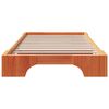 vidaXL Bettrahmen Wachsbraun 75 x 190 cm Massives Kiefernholz