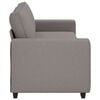 vidaXL 3-Sitzer-Sofa Taupe 220x77x82 cm Stoff