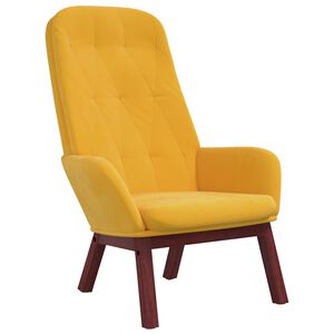 vidaXL Relaxsessel Senfgelb Samt