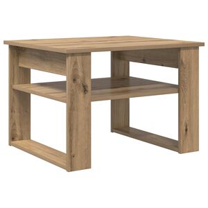 vidaXL Couchtisch Artisan-Eiche 64 x 54 x 44 cm Holzwerkstoff