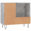 vidaXL Badschrank Betongrau 65x33x60 cm Holzwerkstoff