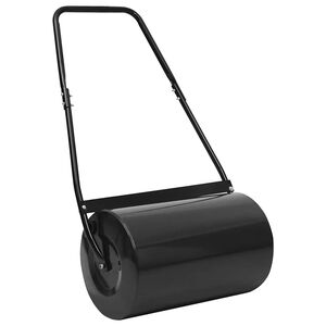 vidaXL Rasenwalze Schwarz 63 cm 50 L