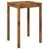 vidaXL Gartenbar-Tisch Natur 70 x 68,5 x 105 cm Massivholz Akazie