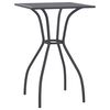 vidaXL Gartentisch Anthrazit 50x50x72 cm Stahlgitter