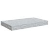 vidaXL Schweberegale 2 Stk. Betongrau 40x23x3,8 cm MDF