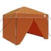vidaXL Pavillon-Zelt Orange 243 x 243 x 251 cm Stoff