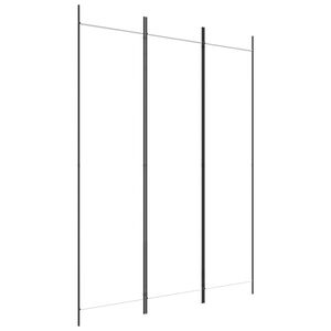 vidaXL 3-tlg. Paravent Wei&szlig; 150x200 cm Stoff