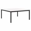 vidaXL Couchtisch Wei&szlig; 100 x 100 x 45 cm Massives Kiefernholz