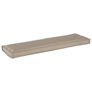 vidaXL Kissen Taupe 140 x 40 x 8 cm Oxford-Stoff