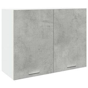 vidaXL H&auml;ngeschrank Lyon Betongrau 80x31x60 cm Holzwerkstoff