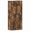 vidaXL Schuhschrank 80 x 39 x 178 cm Holzwerkstoff Ger&auml;ucherte Eiche