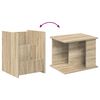 vidaXL Magazinregal Sonoma-Eiche 35 x 35 x 45 cm Holzwerkstoff