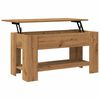 vidaXL Couchtisch Artisan-Eiche 101x49x52 cm Holzwerkstoff