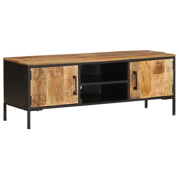 vidaXL TV-Schrank 110x35x40 cm Massivholz Mango