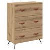 vidaXL Highboard Artisan-Eiche 69,5 x 34 x 180 cm Holzwerkstoff
