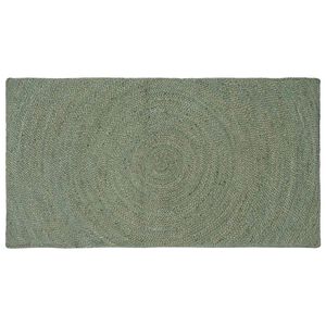 vidaXL Bereichsteppiche Olive Gr&uuml;n 100 x 200 cm Jute